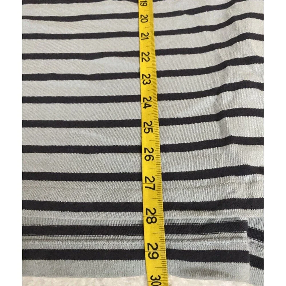 Vintage Ralph Lauren Blue Striped Men’s Polo Tee  Size XL